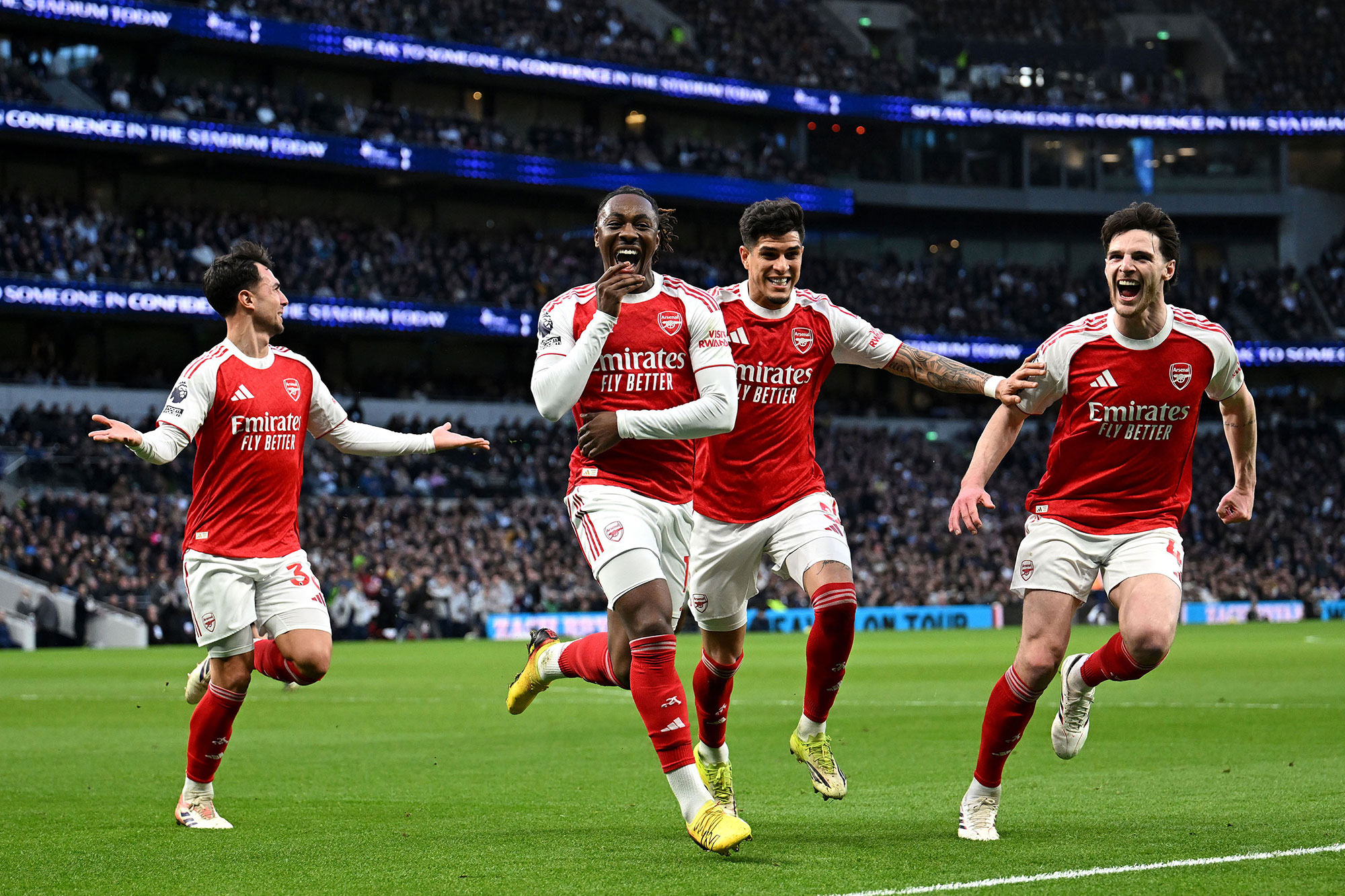 Arsenal team celebration