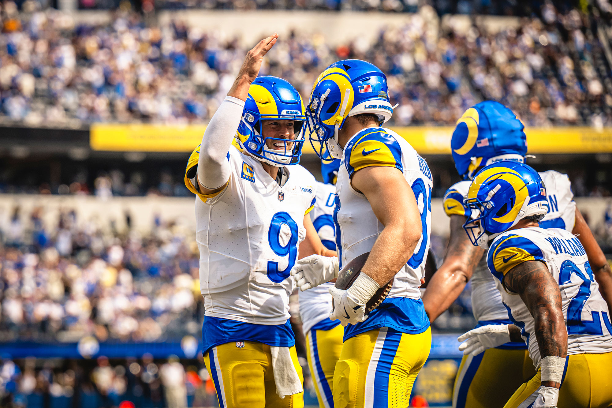 LA Rams celebration